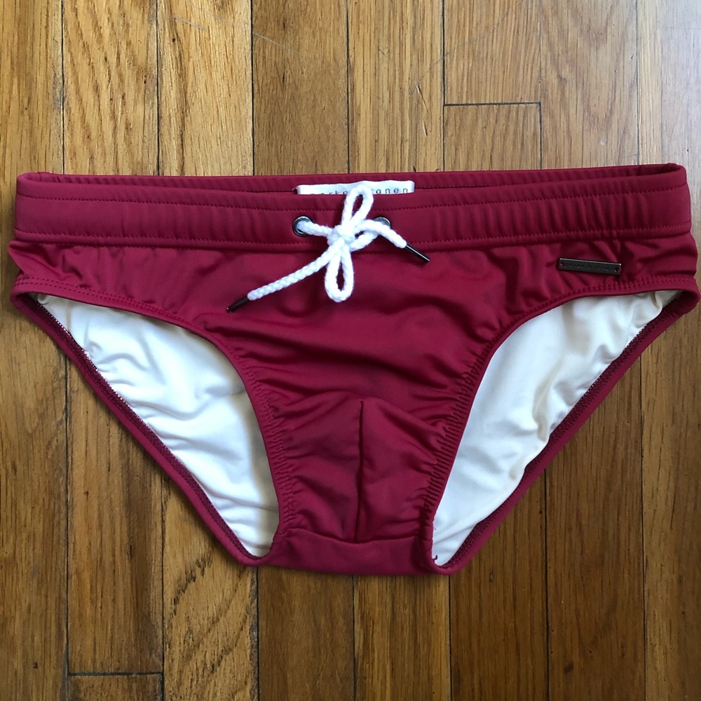 Maroon (New Color) Solid Meridian Bikini